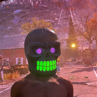 glowing bonehead mask🟢