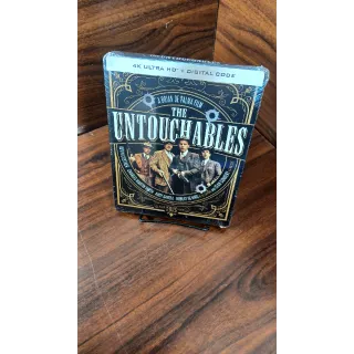 The Untouchables 4KUHD – Vudu Digital Code Only (Redeems on Paramount site)