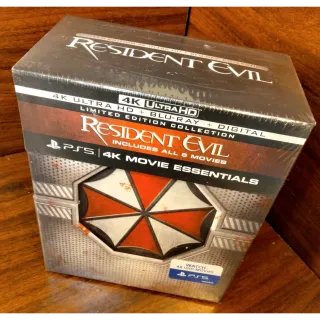 Resident Evil 6 Movies 4K  (4KUHD Digital Codes – MoviesAnywhere)