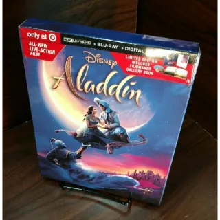 Disney’s Aladdin 2019 4K Digital Code Only – Movies Anywhere/Vudu (Full Code including Disney Reward Points)