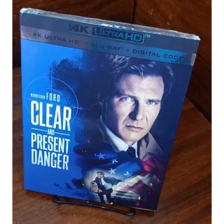 Clear and present danger - 4KUHD – Vudu Digital Code Only - Redeems on Paramount site