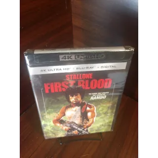 Rambo 1: First Blood (4KUHD Code Only) - Vudu/GooglePlay/Fandango (Redeems at MovieRedeem site)