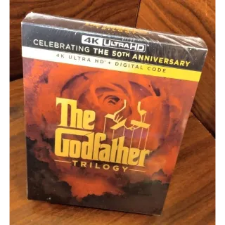 Godfather Trilogy 4KUHD – Vudu Digital Codes Only (Redeems on Paramount site)