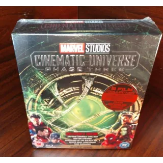 Marvel Cinematic Universe Phase 3 (Blu-ray)Collector's Edition-NEW-Free SHIPPING