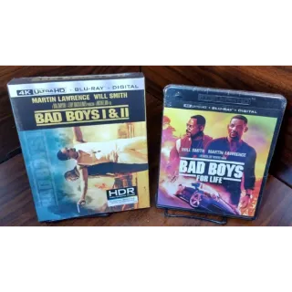 Bad Boys Trilogy (4KUHD Digital Codes) – MoviesAnywhere