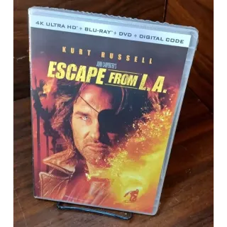 Escape from L.A -  4KUHD – Vudu Digital Code Only (Redeems on Paramount site)
