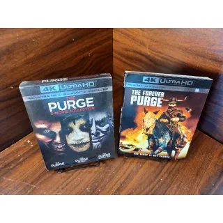 Purge + Election Year + Anarchy + Forever Purge - 4KUHD Digital Codes – Movies Anywhere