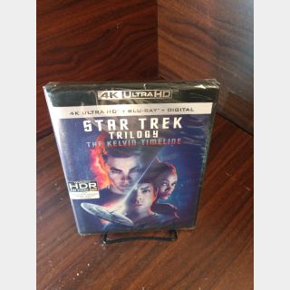 Star Trek Trilogy - 3 Movie Collection (4KUHD) – Vudu Digital Code Only (Redeem from Paramount site)