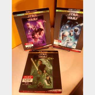 Star Wars Original Trilogy (4K Digital) A New Hope/Empire Strikes Back/Return of Jedi-Full Code - Disney Rewards redeemed