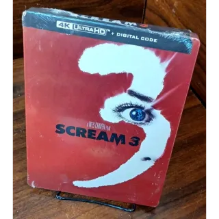 Scream 3 4KUHD – Vudu Digital Code Only (Redeems on Paramount site)
