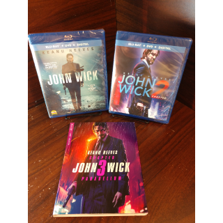 John Wick Trilogy - All 3 Movies HD Digital Codes (Vudu - Redeems on ...