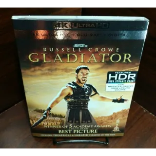 Gladiator 4KUHD – Vudu Digital Code Only - Redeems on Paramount Site