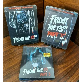 Friday the 13th 1 + 2 + 3 (HD) – Vudu Digital Codes Only (Redeems on Paramount site)