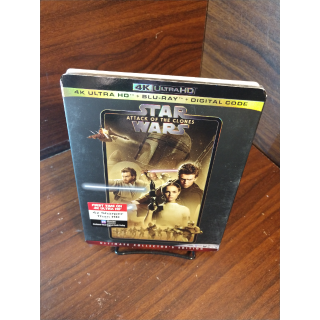 Star Wars: Episode II: Attack of the Clones (4K Ultra HD + Blu-ray +  Digital Code) 