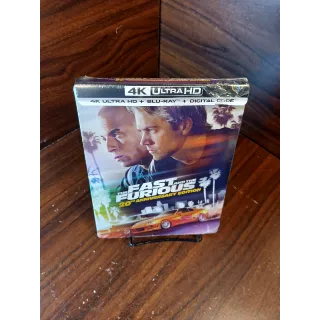 The Fast and the Furious - 4KUHD Digital Code (Movies Anywhere)