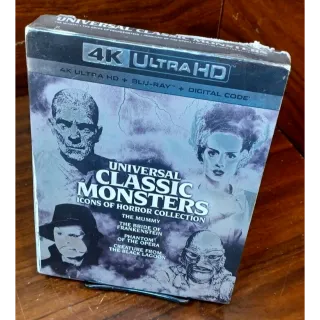 Universal Classic Monsters Icons of Horror - 4 Movies Collection (4K Digital Codes) – MoviesAnywhere
