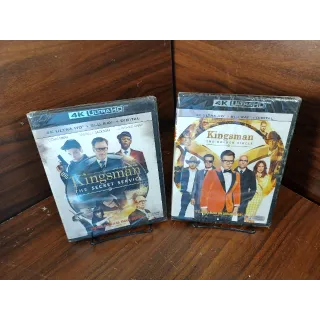 Kingsman Secret Service + Kingsman Golden Circle  - 4KUHD Digital Codes – MoviesAnywhere