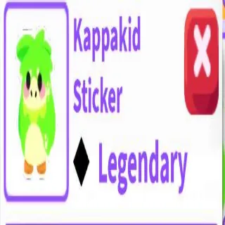 Kappa Kid Sticker