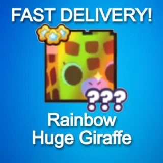 Rainbow Huge Giraffe|PS99