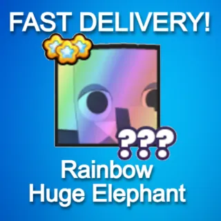 Rainbow Huge Elephant|PS99