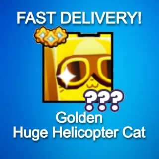 Golden Huge Helicopter Cat|PS99