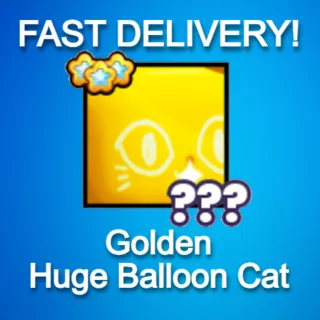Golden Huge Balloon Cat|PS99
