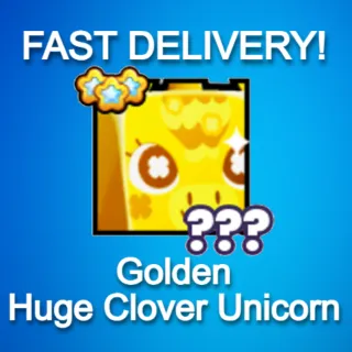 Golden Huge Clover Unicorn|PS99