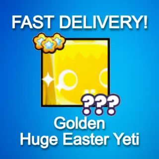 Golden Huge Easter Yeti|PS99