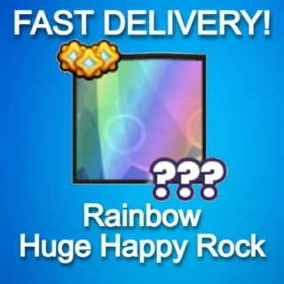 Rainbow Huge Happy Rock|PS99