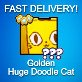 Golden Huge Doodle Cat|PS99