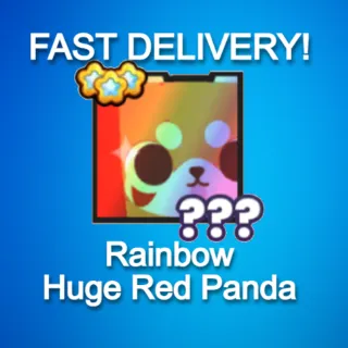 Rainbow Huge Red Panda|PS99