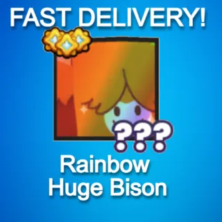 Rainbow Huge Bison|PS99