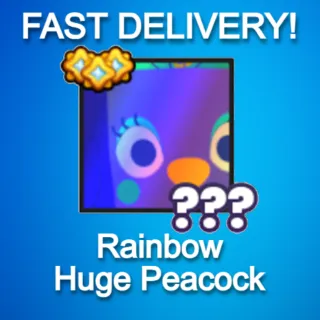 Rainbow Huge Peacock|PS99