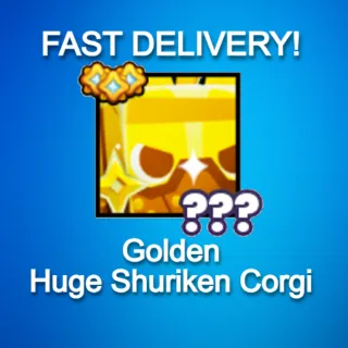 Golden Huge Shuriken Corgi|PS99