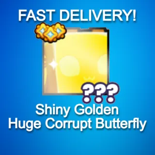 Shiny Golden Huge Corrupt Butterfly