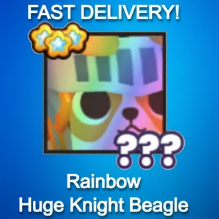 Rainbow Huge Knight Beagle|PS99