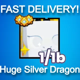 PETS GO HUGE SILVER DRAGON