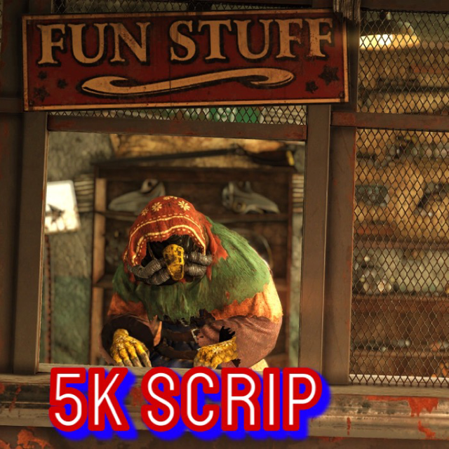 Aid | 5000 + Legendary Scrip - Fallout 76 Game Item - Gameflip