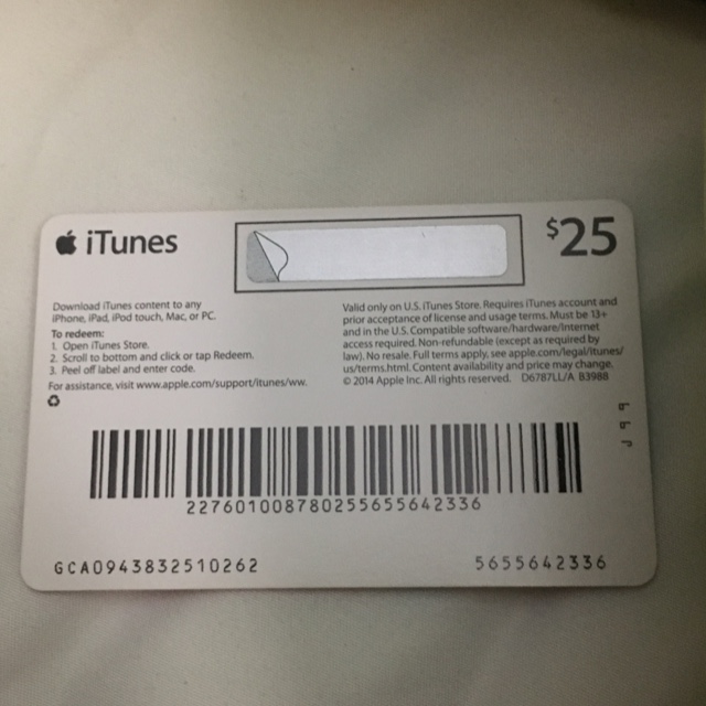 25 Itunes Card Itunes Gift Cards Gameflip - code 25 roblox gift card