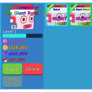 LEVEL 1 CHRISTMAS ROBOTS (OG BGS)