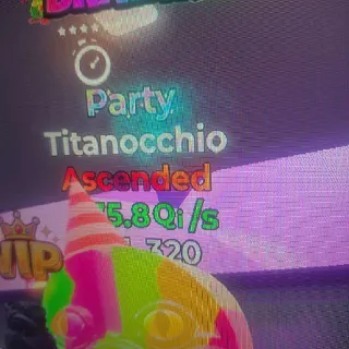 Party Titanocchio Lvl 320