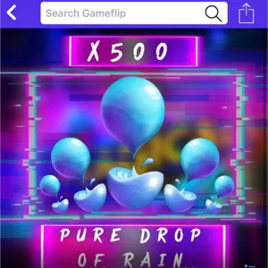 x500 pure drop of rain