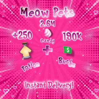 Age Up Potion + Bucks + Candy Eggs