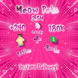 Age Up Potion + Bucks + Candy Eggs