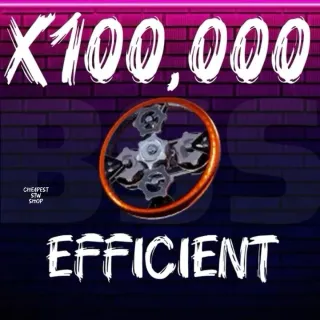 efiicient x100,000