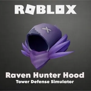 Roblox Raven Hunter Hood - Tower Defense Simulator
