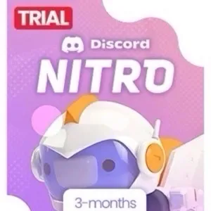 Discord Nitro - 3 Month TRIAL Subscription Key GLOBAL
