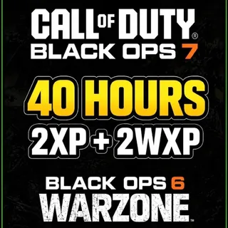 40 Hours Double XP + 40 Hours Weapon XP Token Bundle ‼️ All Platfrorms 🎯 Black Ops 6 & 7 – Fast Delivery