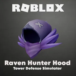 Roblox Raven Hunter Hood - Tower Defense Simulator
