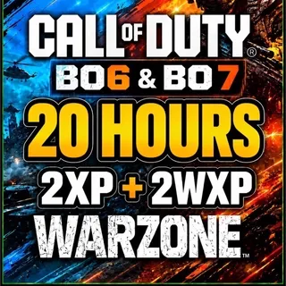 20 Hours Double XP + 20 Hours Weapon XP Token Bundle ‼️ All Platfrorms 🎯 Black Ops 6 & 7 warzone – Fast Delivery